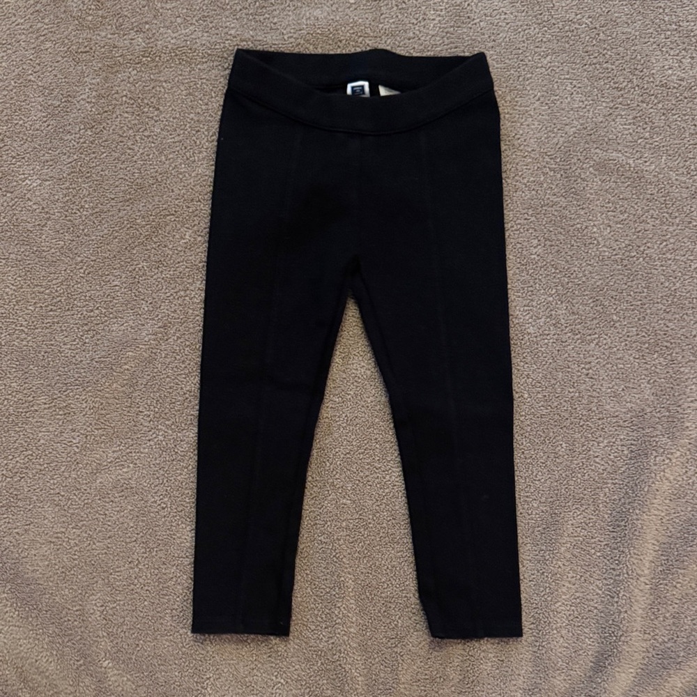 Janie and Jack Classic Black Leggings